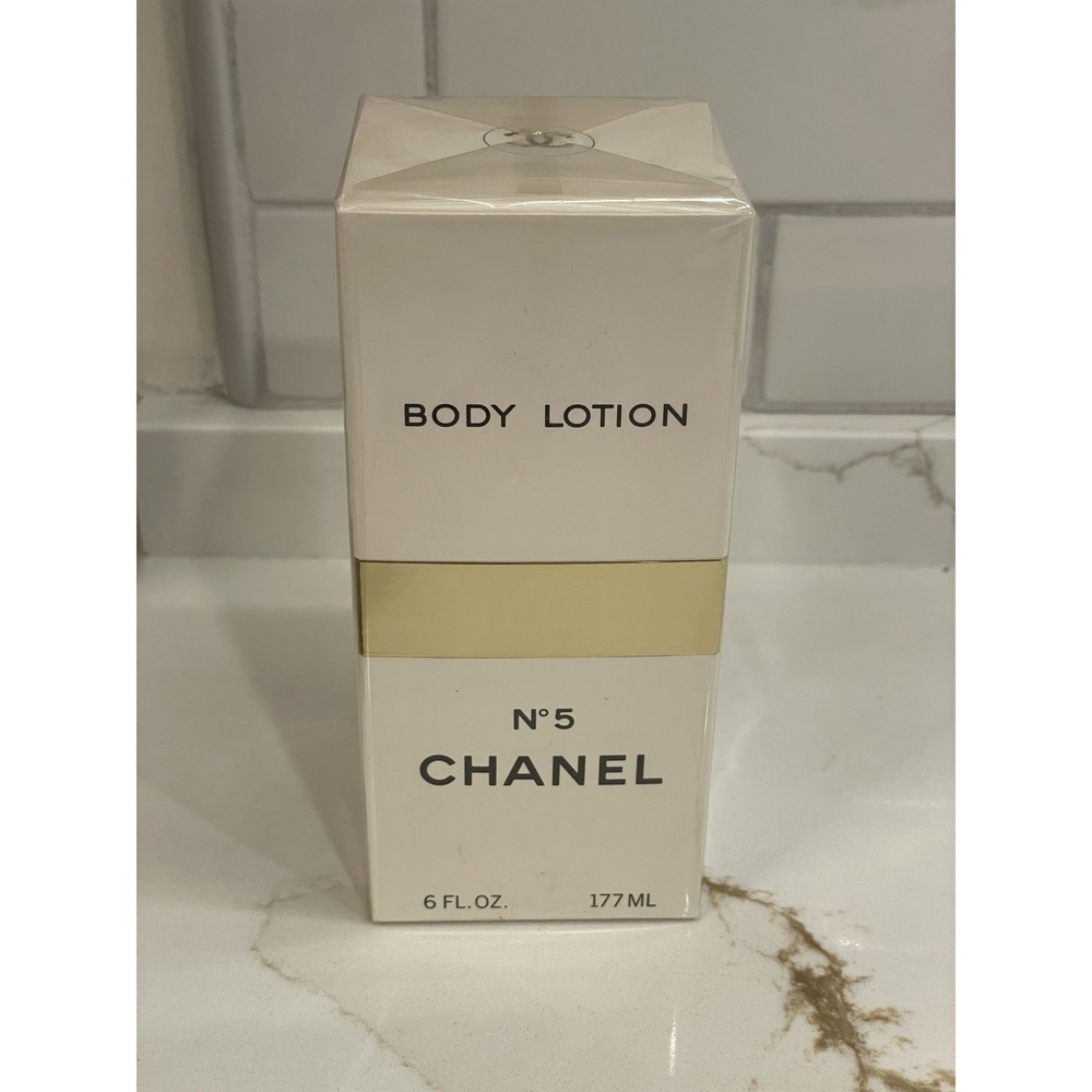 Vintage Chanel No 5 Body Lotion Perfumed Scented 6 fl oz/177 ml Box Sealed